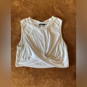 White Crop Top